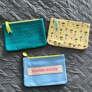 3 Pack IPSY Zip Bags